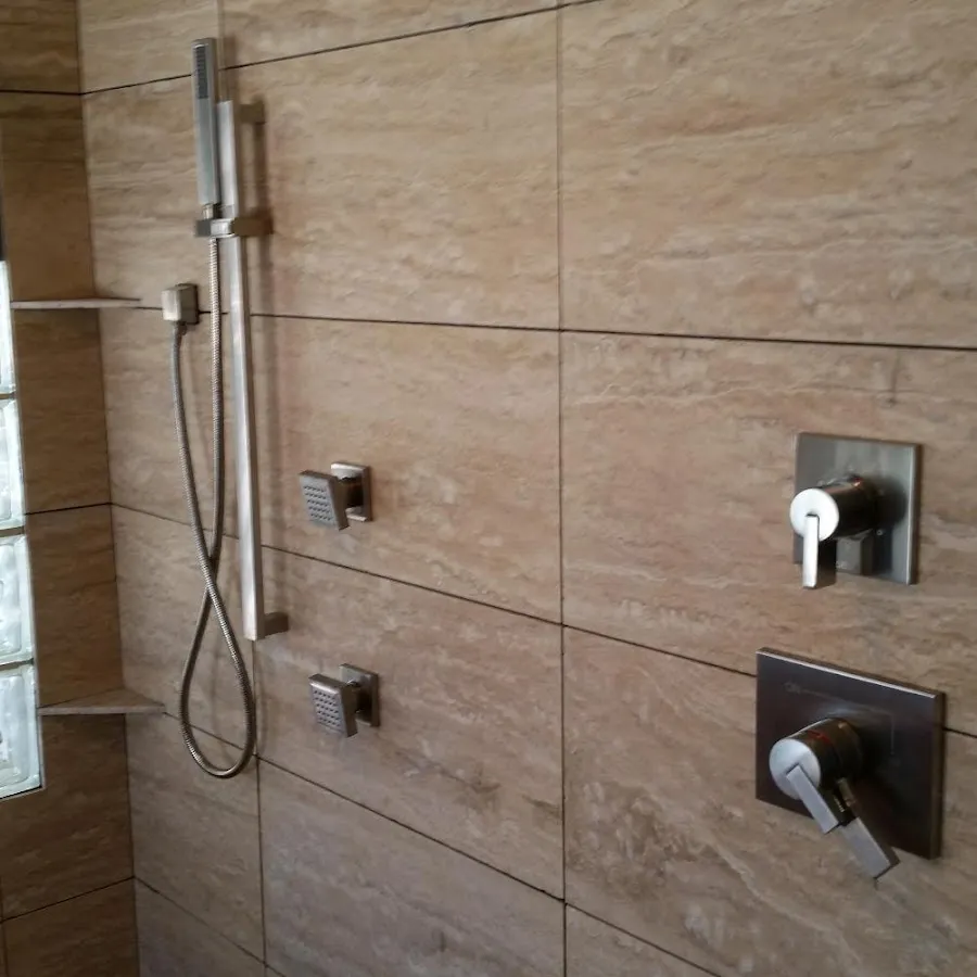 Shower fixture installation for Water Heater Replacement in Haverford